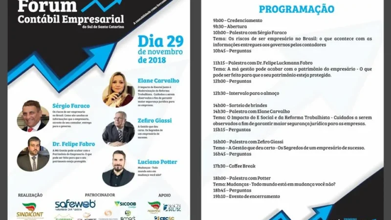 Contabilistas terão primeiro evento empresarial no Vale