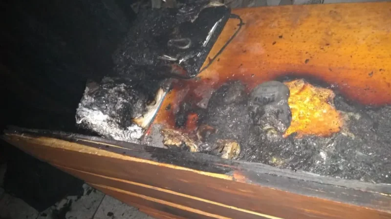 Academia pega fogo em Santa Rosa do Sul