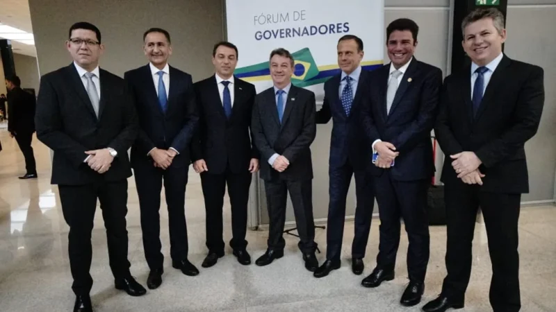 Governador Moisés na capital federal