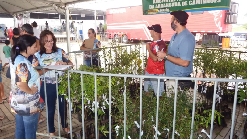 Arrancada de Caminhões: Ação ambiental é realizada durante o evento