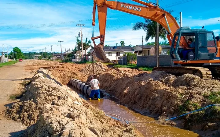 Obras do Avançar Cidades seguem em Balneário Gaivota