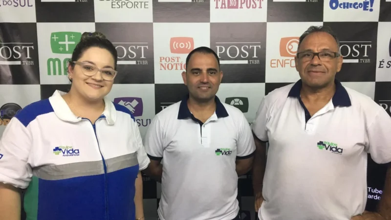 Equipe Vida fez primeiro atendimento no acidente de Plínio Junior