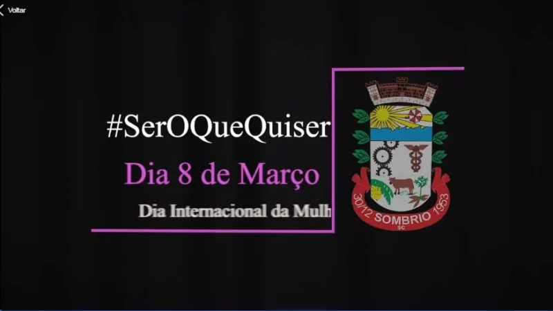 Prefeitura produz vídeo em homenagem às mulheres