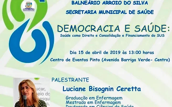 Conferência Municipal de Saúde acontece nesta segunda-feira