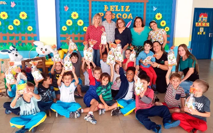 Páscoa é celebrada nas escolas da rede municipal em Balneário Arroio do Silva