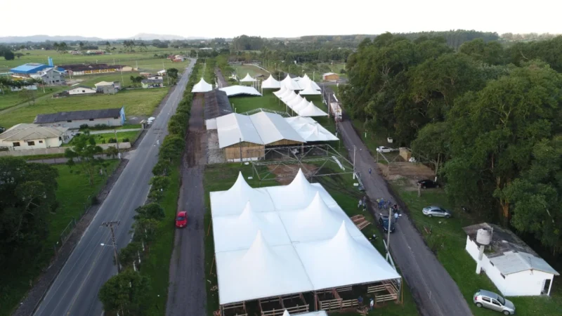 Quase tudo pronto para a Festa do Colono de São João do Sul