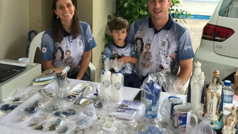 A missão de coordenar a festa da padroeira