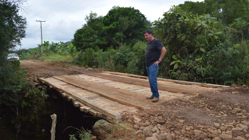 Nova ponte garante mais segurança aos moradores de Jacinto Machado