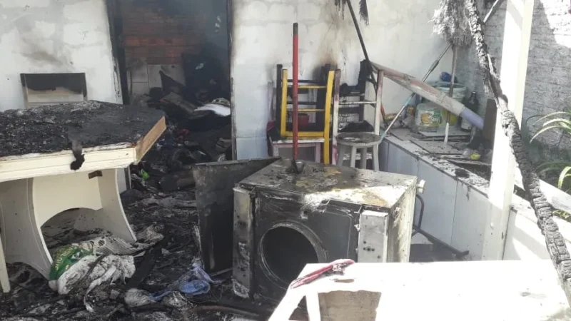 Ateliê de costura pega fogo no Arroio do Silva