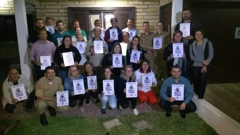 Inauguração da nova rede de vizinhos