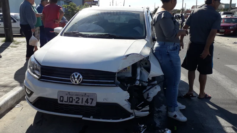 Acidente na Av. Santa Catarina em Balneário Arroio do Silva