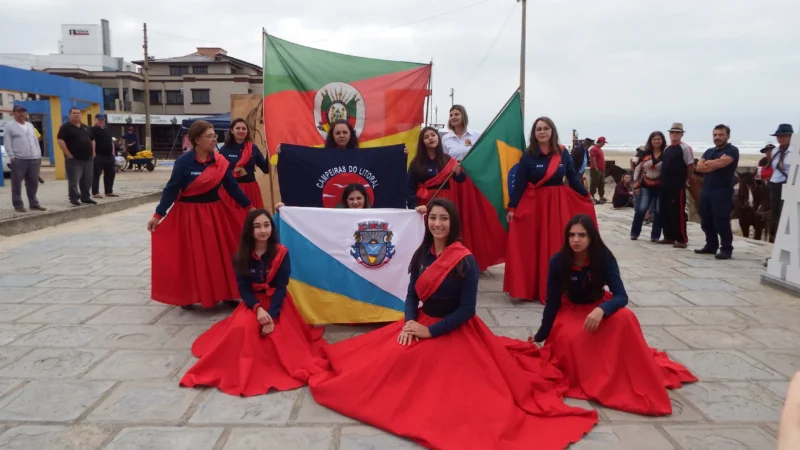 A cavalgada das mulheres movimentou Balneário Arroio do Silva