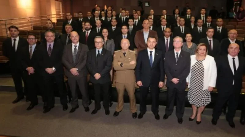 Os novos delegados da Polícia Civil iniciaram curso de formação