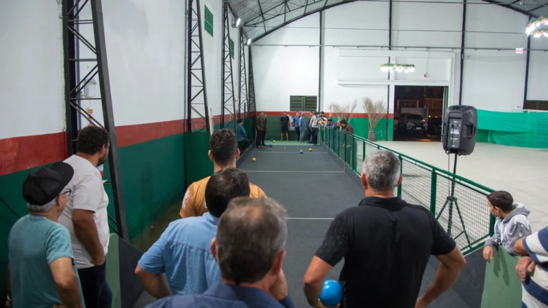 Campeonato de bocha em Maracajá tem 10 equipes inscritas