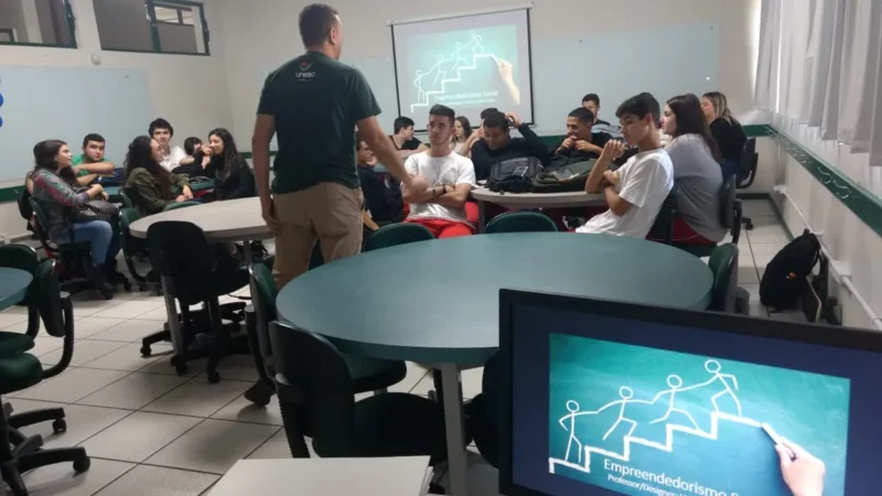 Empreendedorismo social é a base para projeto do Colégio Unesc