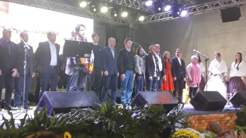Prefeito Lale deu por aberta a 28ª edição da Festa do Colono de Maracajá