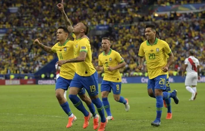Everton marca, Brasil vence o Peru e conquista a Copa América