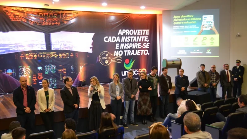 Calouros da Unesc receberam recepção especial