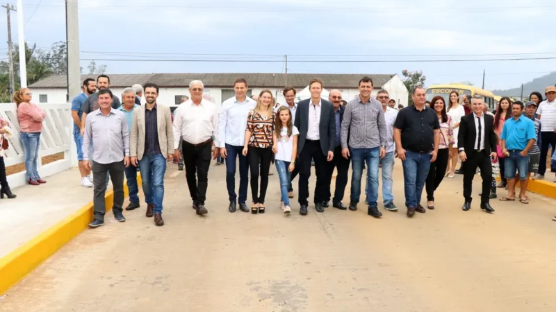 Prefeito de Jacinto Machado fala das inaugurações