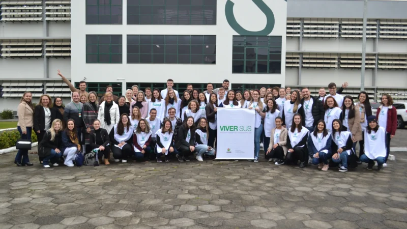 Projeto Viver SUS: Estudantes de saúde da Unesc fazem a diferença em sete cidades