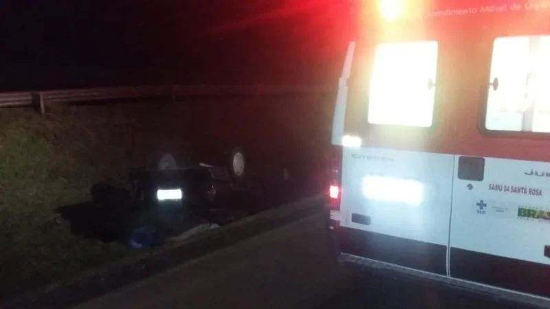 Incêndio em vegetação foi registrado em São João do Sul