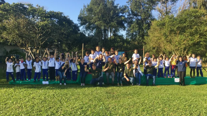 Alunos da Escola Itoupaba participam de gincana ambiental