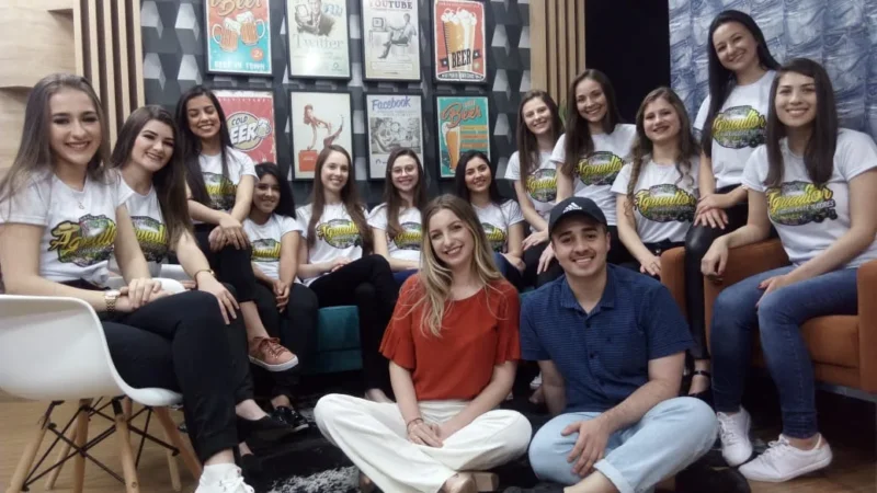 Candidatas as soberanas da Festa do Agricultor de Ermo estiveram na Post TV