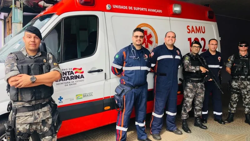 Brigada gaúcha e PM SC fazem grande apreensão de drogas e traficante leva tiro de fuzil