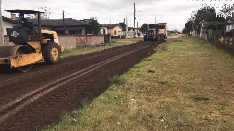 Operação restauração das vias de Araranguá