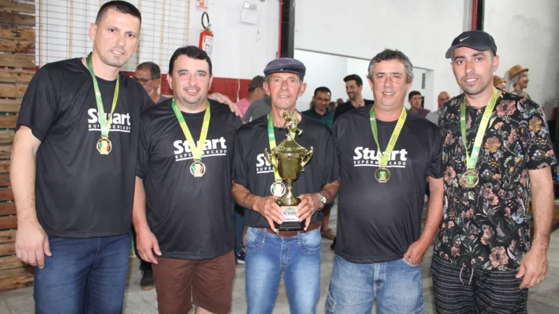 Equipe Stuart conquistou campeonato de bocha de Maracajá