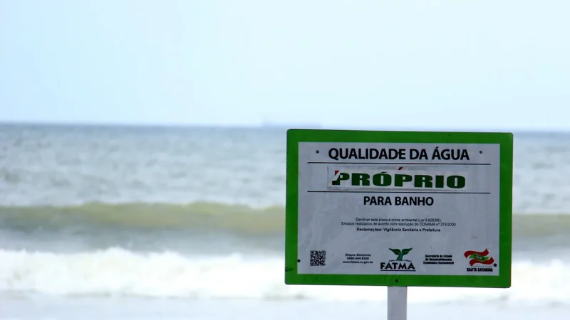 SC tem bom índice de balneabilidade em 2019