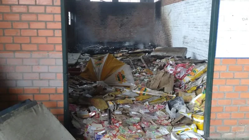 Incêndio em lixo
