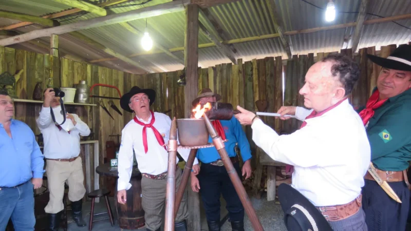 Cerimônia de abertura da 17ª Semana Farroupilha de Baln. Arroio do Silva
