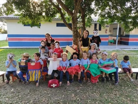 Projeto reproduz o folclore local na educação infantil