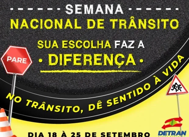 Semana Nacional do Trânsito busca garantir mais segurança à população