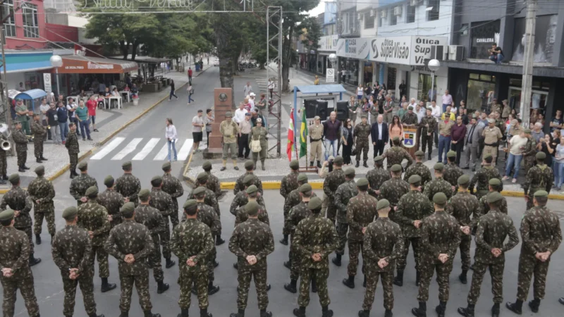 Militares do 28° GAC estarão em Araranguá