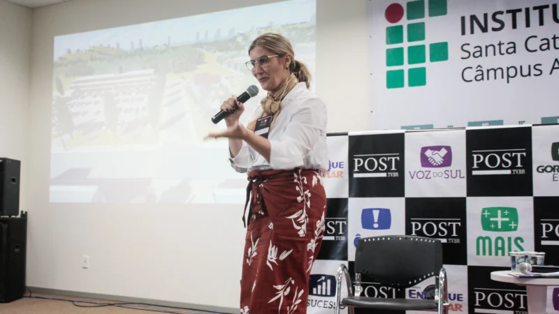 Eu amo Araranguá: Reitora da Unesc falou da educação como vetor para o desenvolvimento
