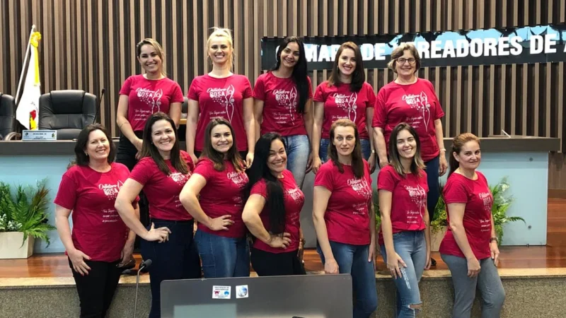 Câmara de Araranguá adere ao Outubro Rosa