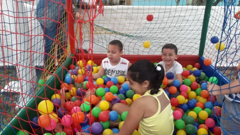 Festa para as crianças teve muita alegria e diversão