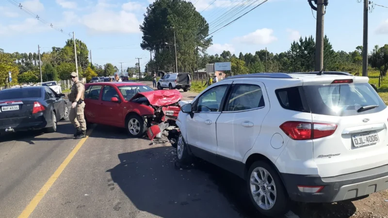 Acidente na Rodovia SC-447