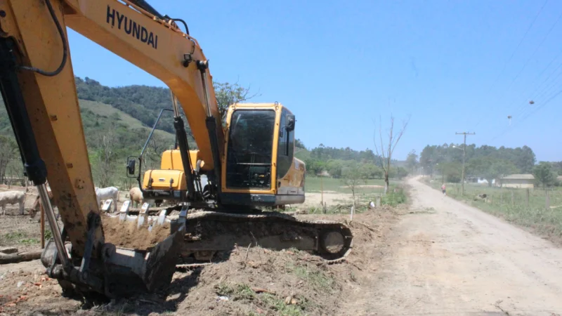 Maracajá: Foram iniciadas as obras no acesso ao Espigão da Toca