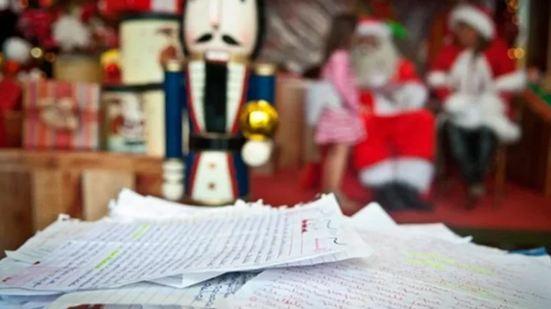 Cartas Papai Noel dos Correios estarão disponíveis nesta quinta-feira