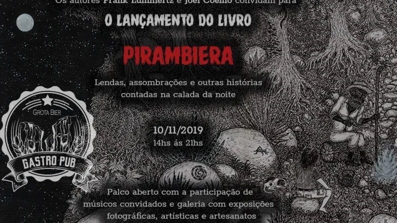 Lançamento do livro Pirambeira
