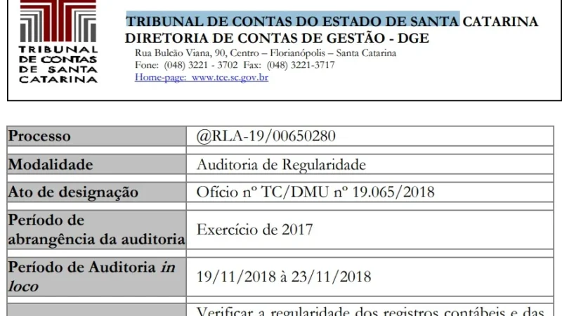 Conselheiro Van-Dall é relator das denúncias apontadas no CIS Amesc