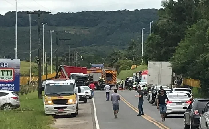 Mulher perde a vida em acidente na SC-445