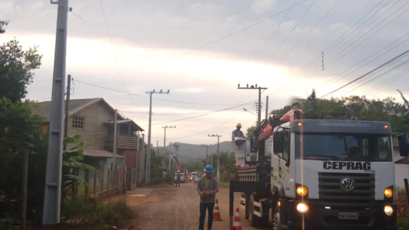 CEPRAG FAZ MELHORIA NAS REDES ELETRICIDADE DE PRAIA GRANDE