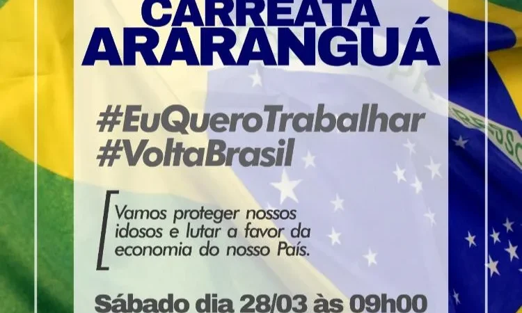 PM diz que carreatas não estão autorizadas