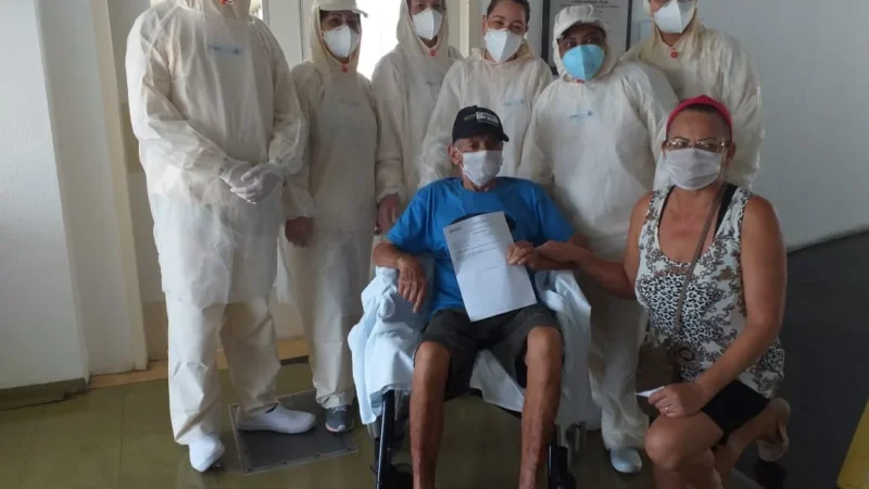 Curado: HRA dá alta para segundo paciente com coronavírus da Amesc