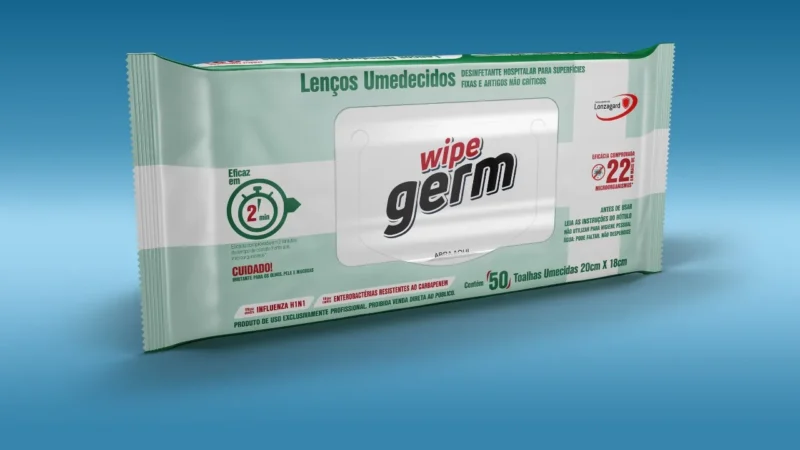 Empresa de SC cria lenço umedecido para atender protocolos de sanitização