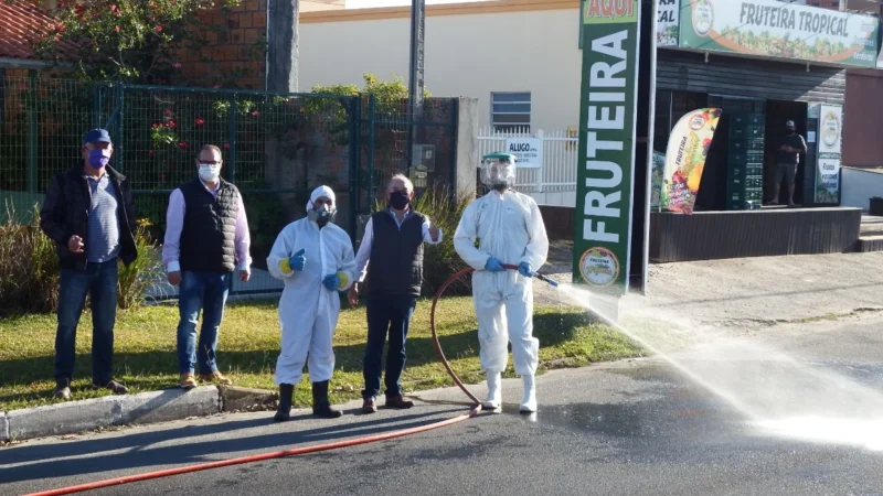 Coronavírus: Prefeitura realiza sanitização no Arroio